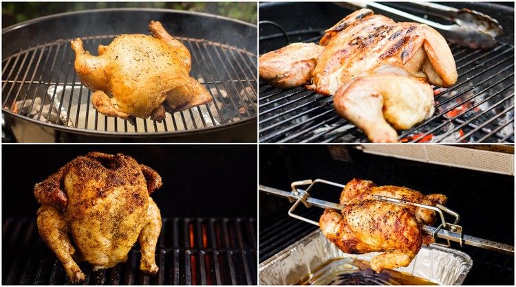 Tips and options for cooking a whole chicken on the grill