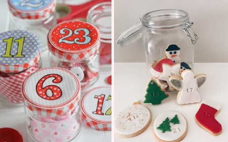 adventskalender im glas basteln