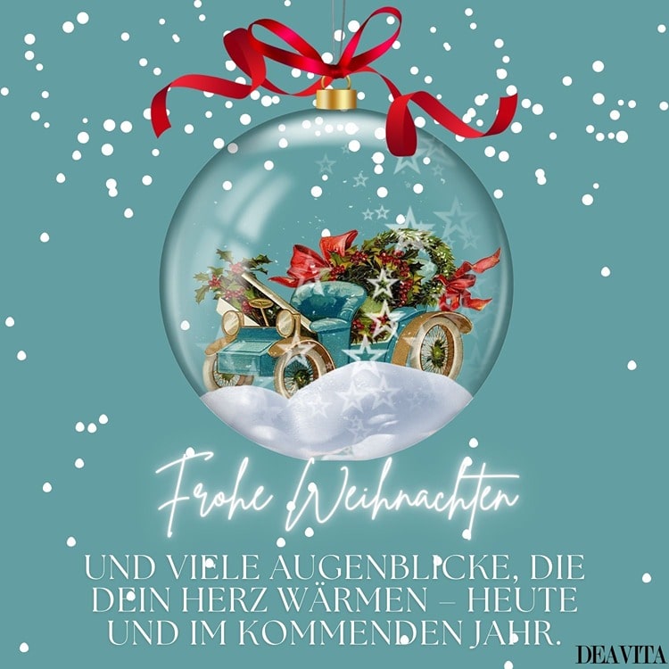 Frohe Weihnachten und viele Augenblicke, die das Herz wärmen