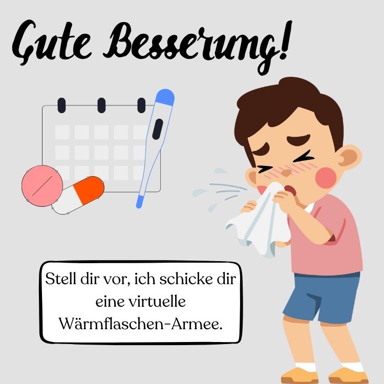 lustige krank sein sprüche zum teilen