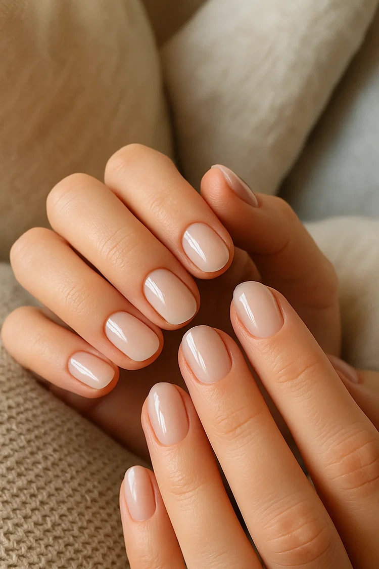natur gelnägel micro milky nails
