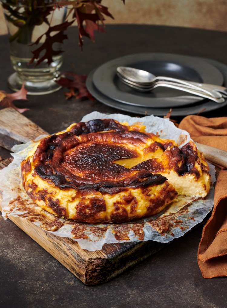 Burnt Cheesecake aus dem Baskenland