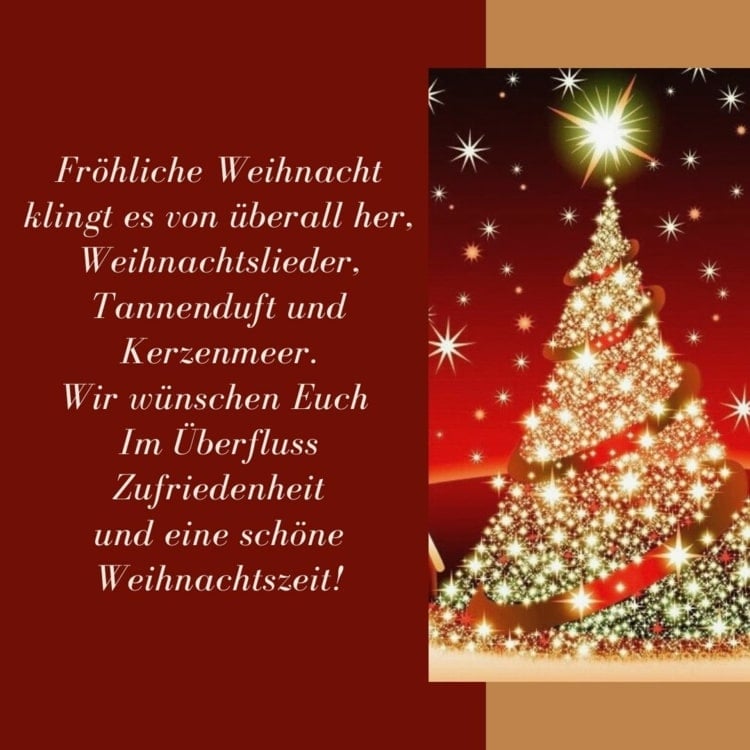 Elektronische Weihnachtskarte via WhatsApp versenden mit Weihnachtsbaum