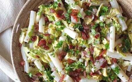 Schwarzwurzeln Salat zubereiten schnelles Winterrezept