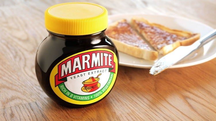 Was ist Marmite Hefe-Extrakt eine Spezialität Großbritanniens