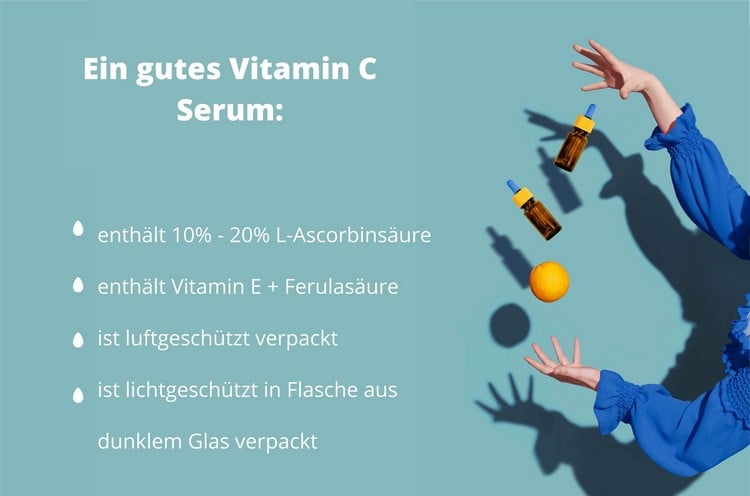 hochwertiges Vitamin C Serum erkennen Tipps