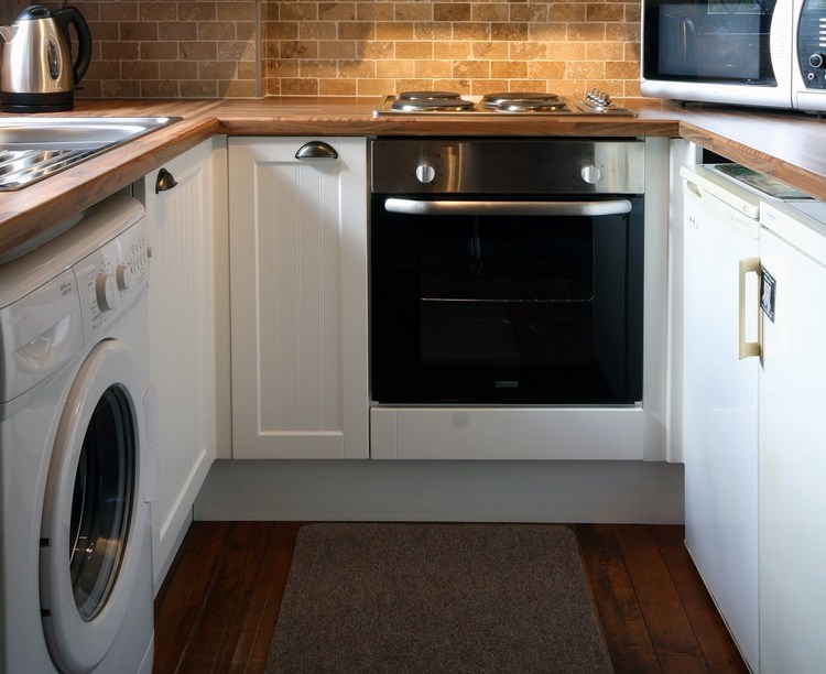 waschmaschine in kleine küche integrieren