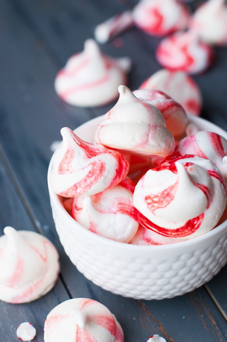 zuckerfreie Meringue Cookies Gesunde Weihnachtsplätzchen