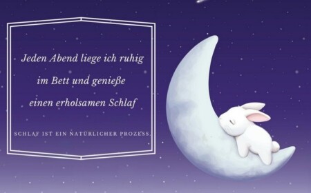 Affirmationen vor dem Einschlafen und relaxen genießen