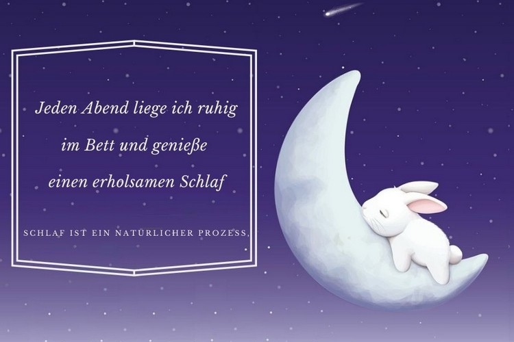 Affirmationen vor dem Einschlafen und relaxen genießen