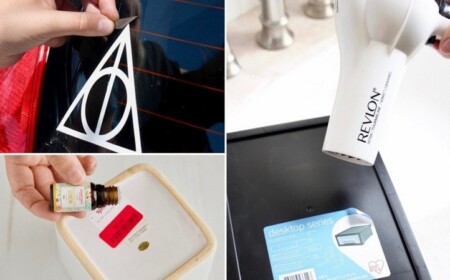 Aufkleber entfernen Tipps mit Haushaltssachen für Metall und Kunststoff und Glas