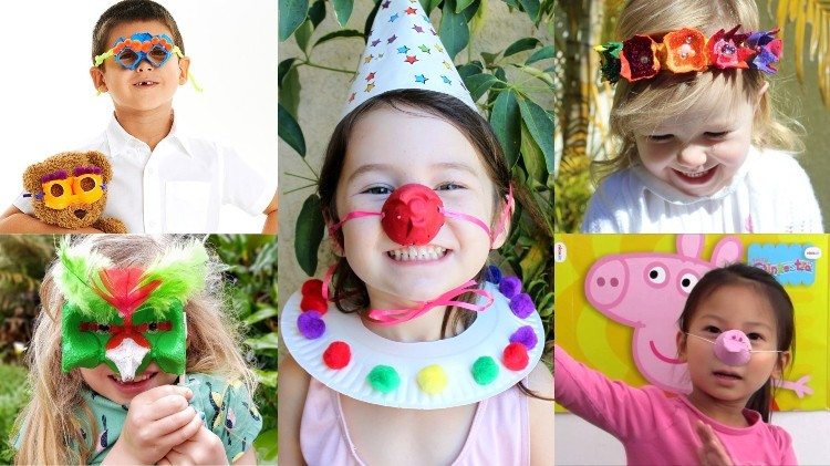 Basteln mit Eierkartons zum Fasching coole Ideen für Masken für die Kinder
