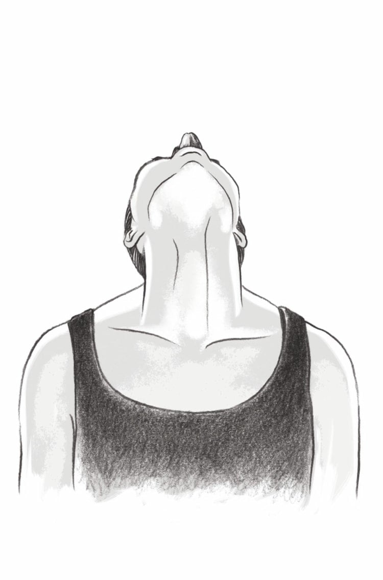 Doppelkinn loswerden mit hautstraffendem Yoga für Hals und Kiefer