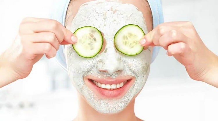 Gurke und Joghurt Gesichtsmaske selber machen