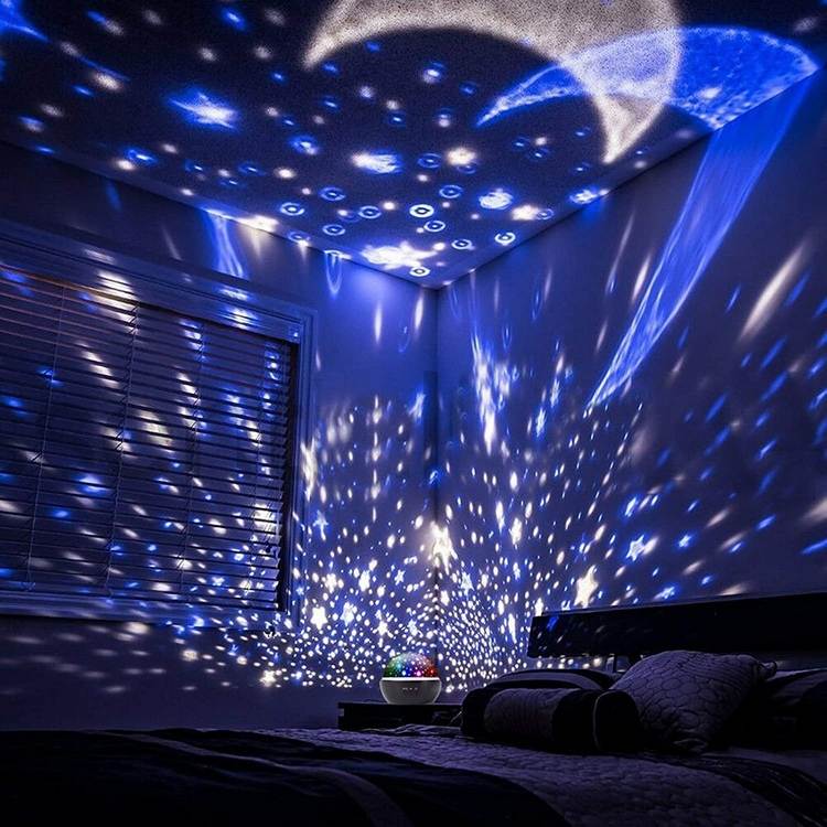LED Sternenhimmel Projektor für magische Atmosphäre im Schlafzimmer