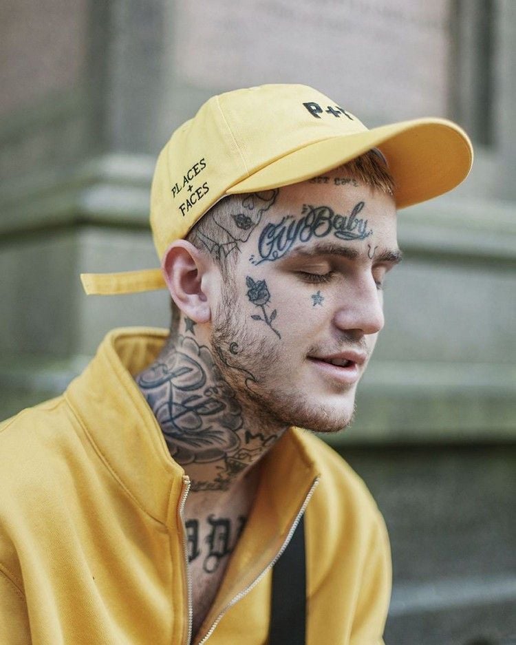Lil Peep Gesichtstattoo Bedeutung Tattoo über der Augenbraue Trend
