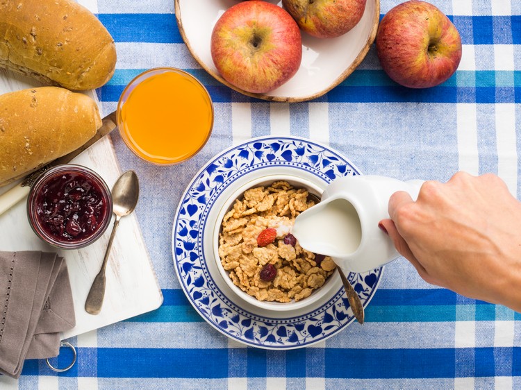 Müsli Frühstück zum Abnehmen kalorienarme Frühstücksrezepte gesunde Lebensmittel