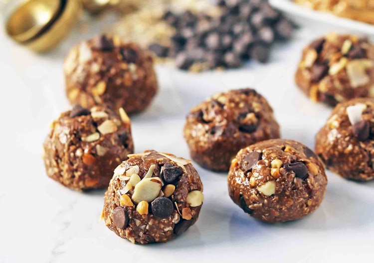 No Bake Energy Balls Rezepte gesunde Snacks für abends