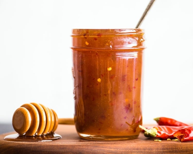 Scharfe Honig Sauce mit Chili selber machen