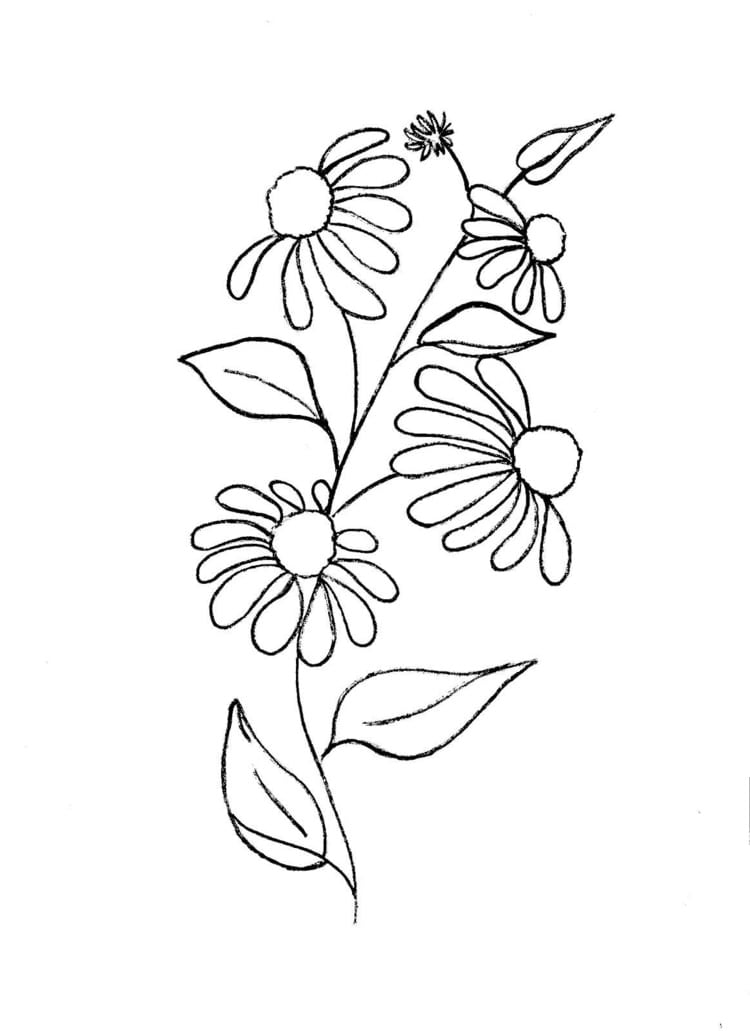 Blumen zeichnungen vorlagen