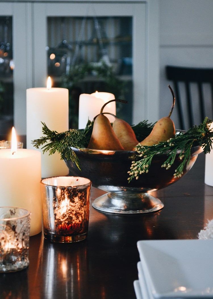 Wie dekorieren nach Weihnachten Ideen mit Winlichtern