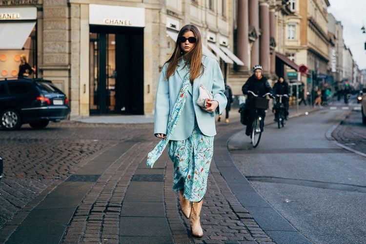 Winter Outfit in Pastellfarben Oversized Outfit