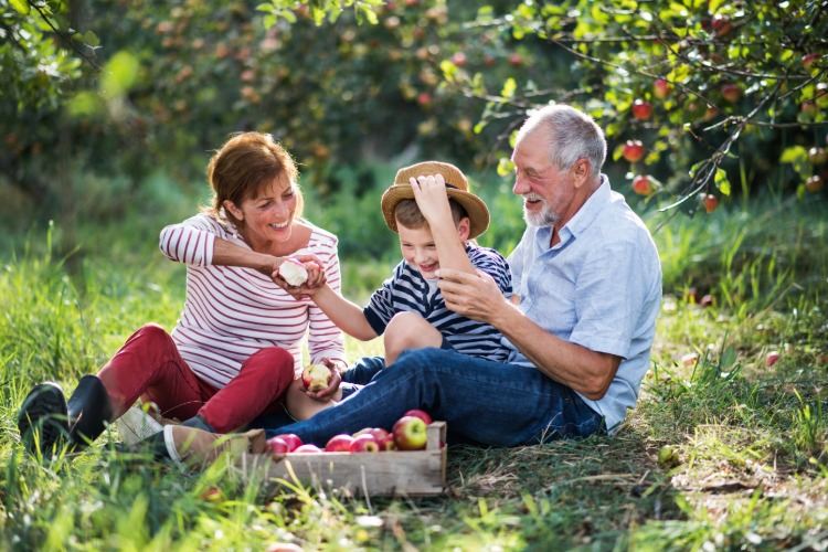 generationen können länger leben und sich normal mit gesunden naturprodukten ernähren