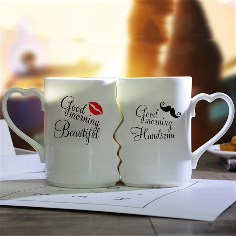 personalisierte Kaffeebecher Valentinstag Geschenk für Freund