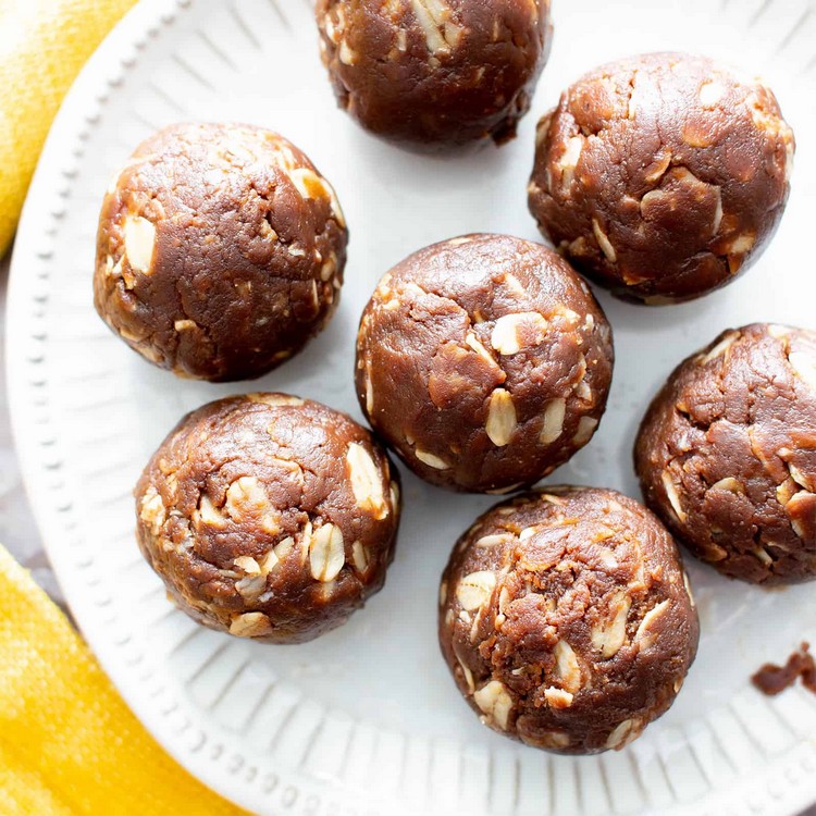 vegan Energy Balls Rezepte kalorienarme Snacks zum Abnehmen