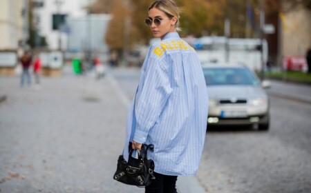 wie ein Oversized Hemd kombinieren Outfit Ideen für den Frühling