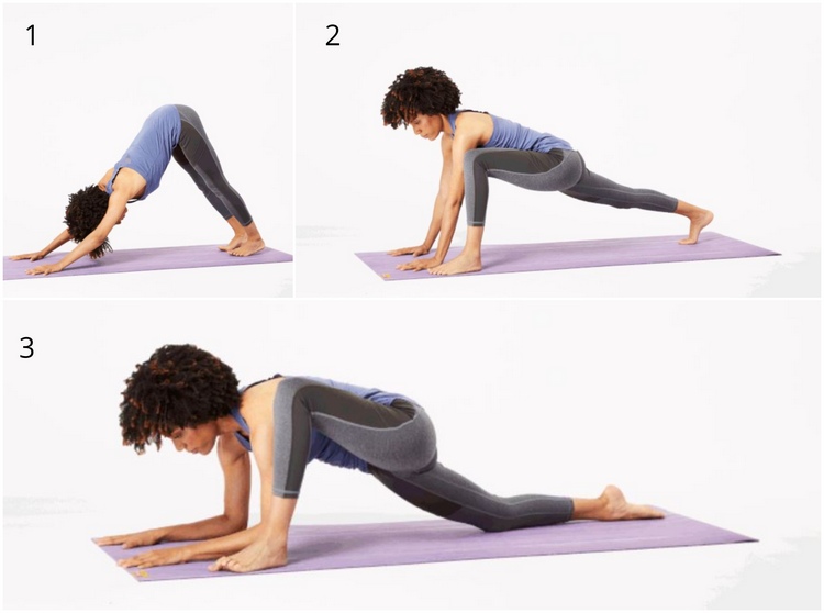 yoga übungen besser schlafen eidechsen pose anleitung
