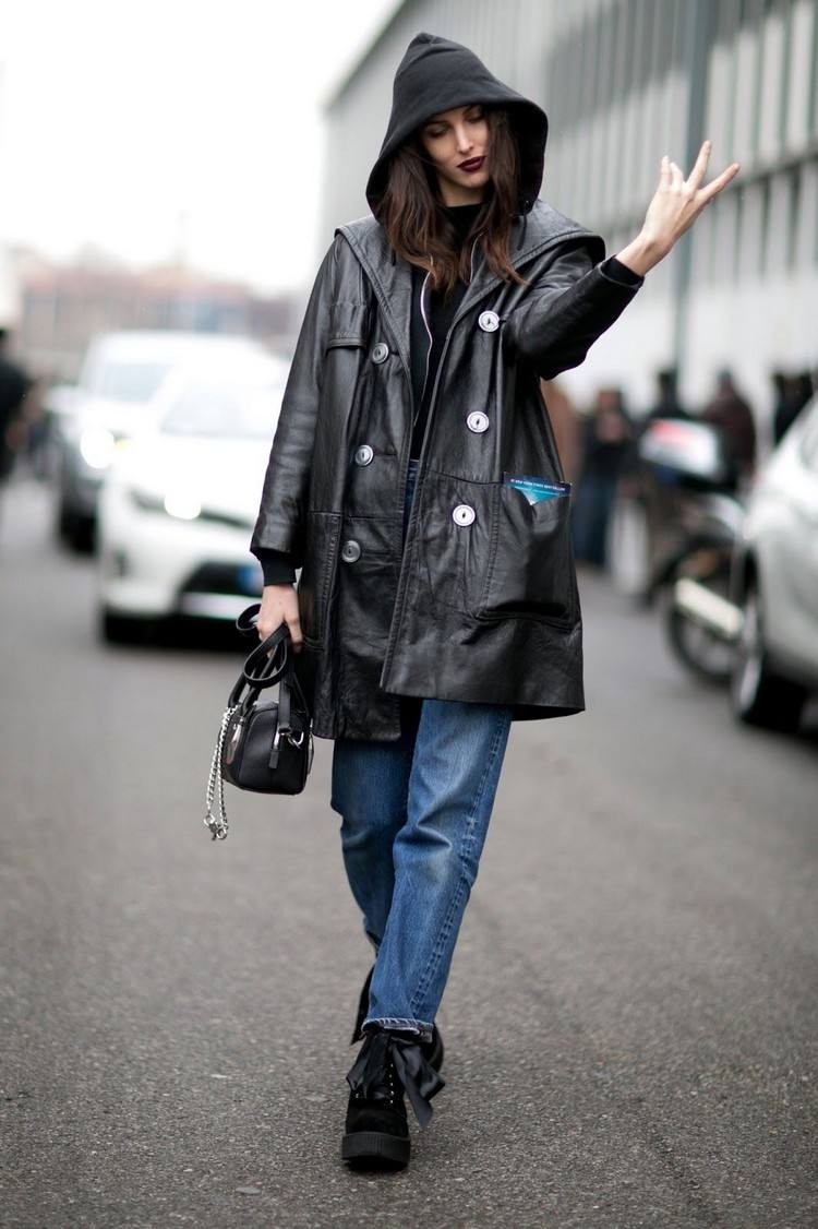 Grunge Style Outfit Modetrend 2021 Trenchcoat kombinieren
