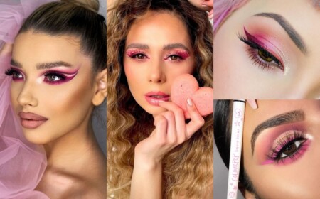 Pink Eyeliner Make-up Trends Frühjahr 2021 Augen Makeup Tipps