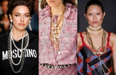 Schmuck Trends 2021 Perlen Halskette modern
