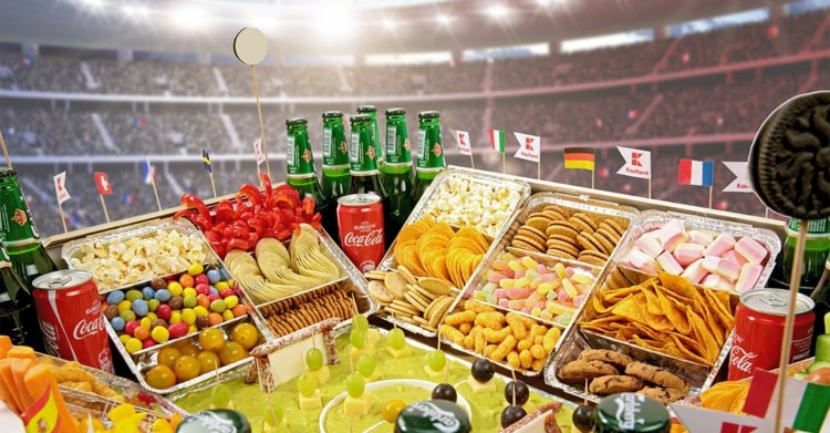 Snack Stadion basteln - Anleitungen und Ideen zum Selbermachen