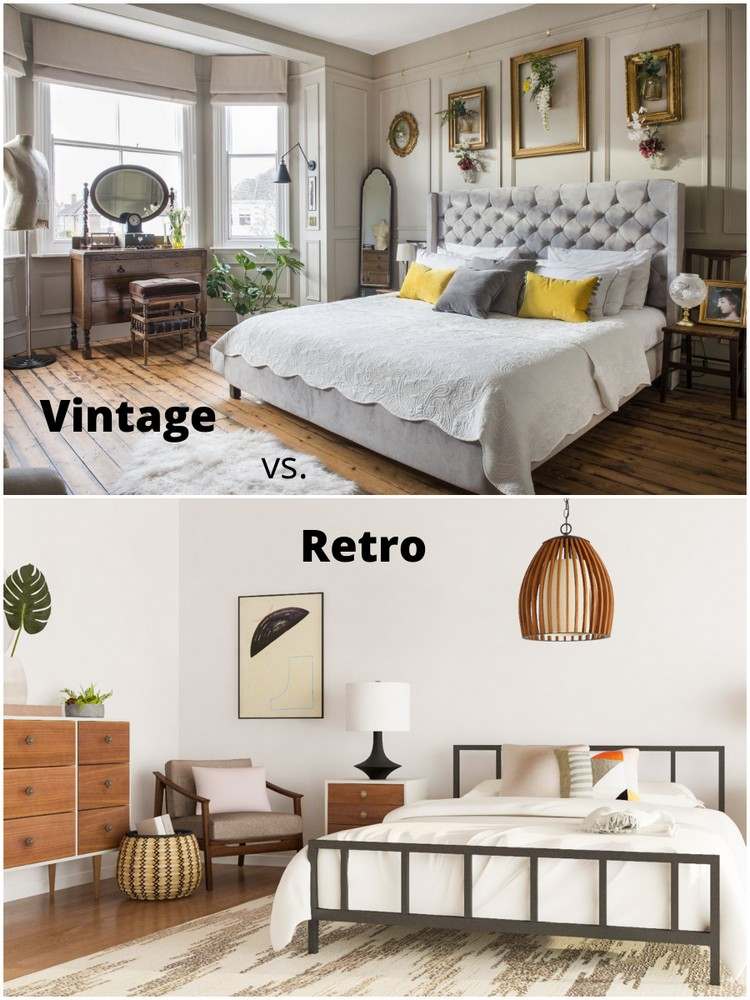 Vintage vs Retro Einrichtung fürs Schlafzimmer