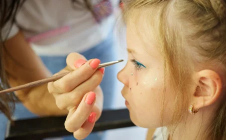 meerjungfrau schminken für kinder – von schuppen bis glitzer