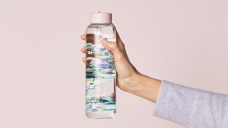 nachhaltige Trinkflaschen im Test Waterdrop aus Glas