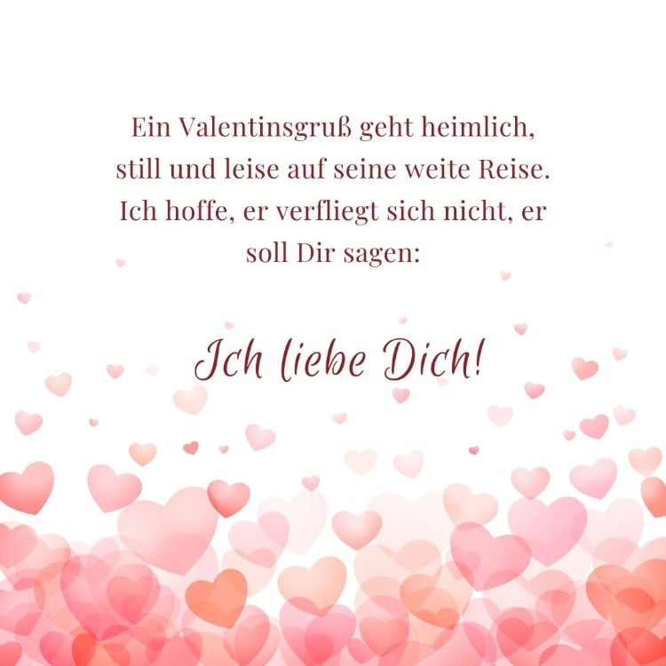originelle Valentinstag Sprüche für Verliebte Ich liebe dich
