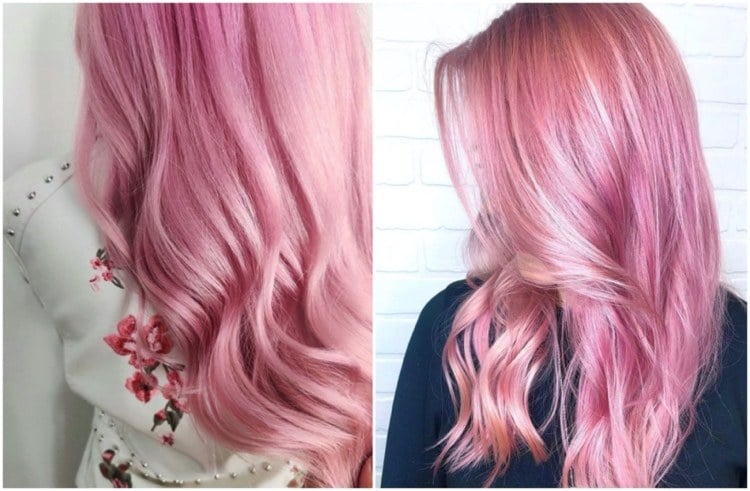 Bubblegum rosa Haare