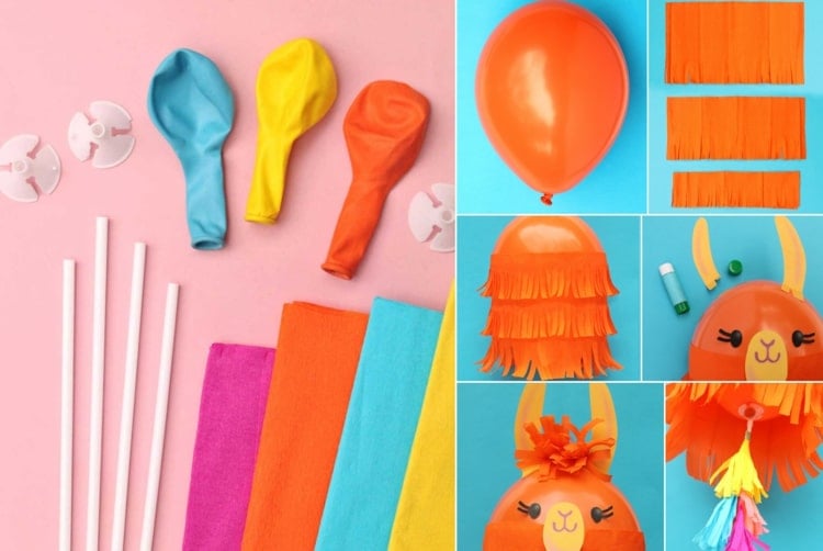 Coole Idee für Partys - Luftballons in Alpakas verwandeln