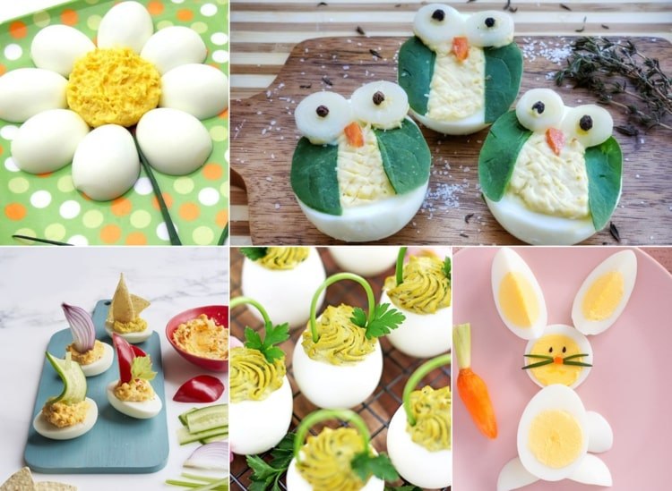 Eier dekorieren und in Tiere und andere Motive verwandeln