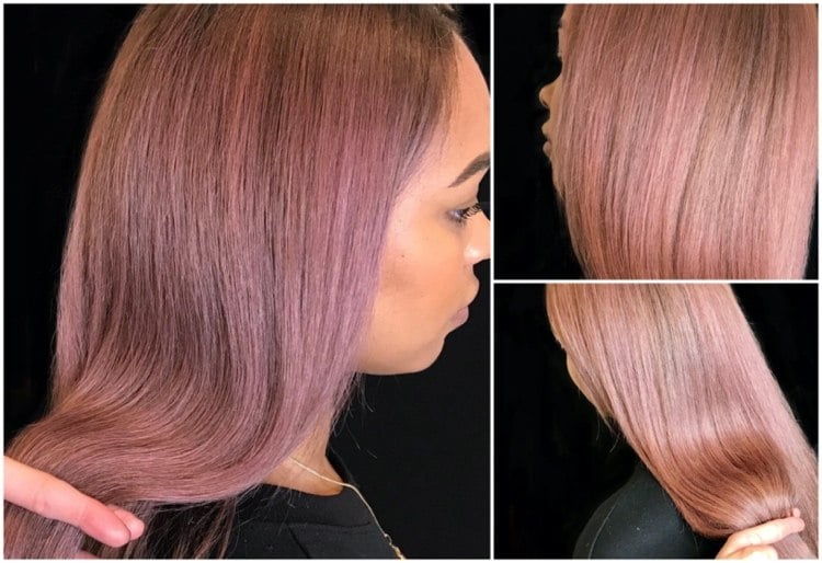 Faded Rose Altrosa Haarfarbe für mittlerem Hauttyp