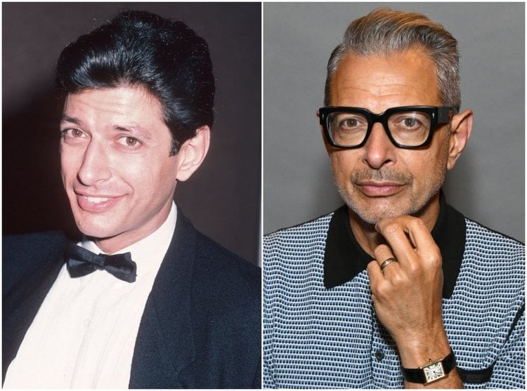 Jeff Goldblum Frisur mit längerem Deckhaar