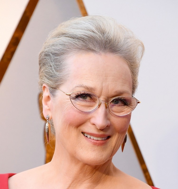 Meryl Streep Frisue wie lasse ich graue Haare rauswachsen