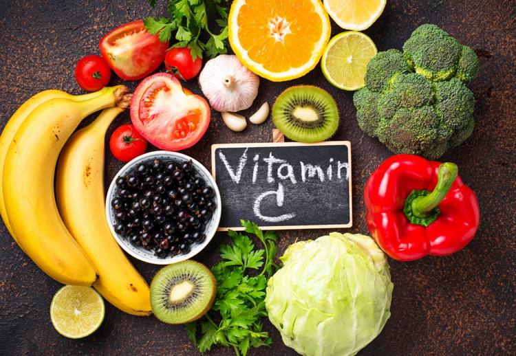 Obst und Gemüse enthalten viel Vitamin C