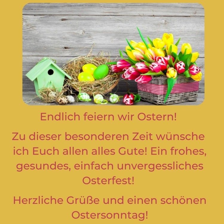Ostergrüße 2021 - Ein unvergessliches Osterfest und einen schönen Ostersonntag