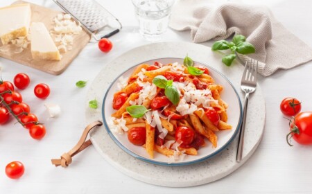 Pastaauflauf schnelles Abendessen Baked Feta Pasta Rezept