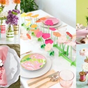 Tischdeko in zarten Pastelltönen Ideen für farbenfrohe Arrangements für Ostertafel