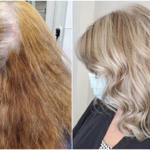 graue haare mit strähnchen kaschieren